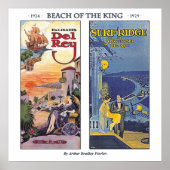 Beach of the King - Playa del Rey Poster (Voorkant)
