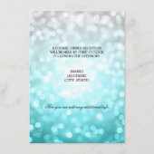 Beach Ombre Glitter Lights voor weddenschappen Informatiekaartje (Voorkant)