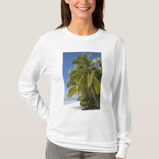Beach on One Foot Island, Aitutaki, Cookeilanden T-shirt (Voorkant)