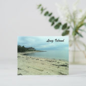 Beach on Shelter Island, NY Briefkaart (Staand voorkant)