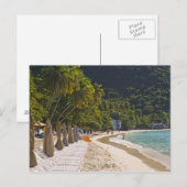 Beach op Cane Garden Bay, eiland Tortola Briefkaart (Voorkant / Achterkant)