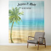 Beach or bestemmings Weduwfoto Bot Backgroun Wandkleed (In situ)