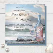 Beach or Destination Wine Theme Weddenschap