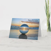 Beach Orb Reflectie voor Verjaardag
