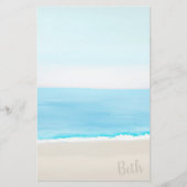 Beach Painting Briefpapier (Voorkant)