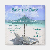 Beach Painting Magneet (Voorkant)