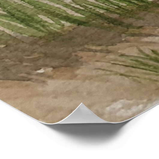 Beach painting  poster (Hoek)