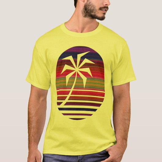 Beach Palm #1 T-shirt (Voorkant)