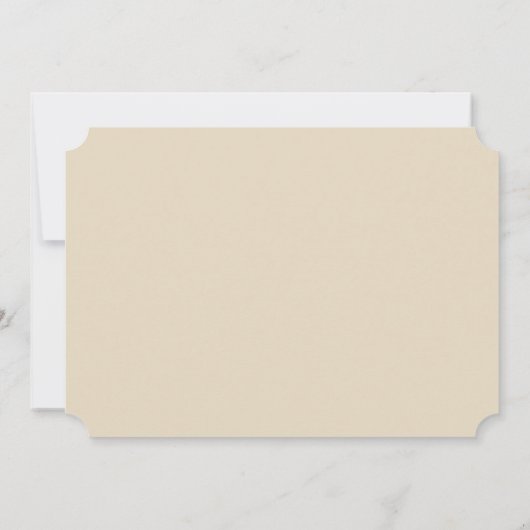 Beach Palm Tree Bird of Paradise Wedding Kaart (Achterkant)