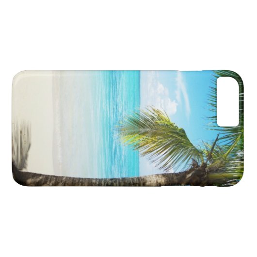 Beach Palm Tree iPhone 7 Plus Hoesje (Achterkant (Horizontaal))