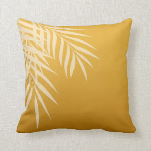 Beach Palm Tree Silhouette   goud Kussen