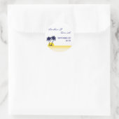 Beach Palm Tree Sticker (Tas)