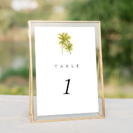 Beach Palm Trees 5x7-inch Weddenregelnummer