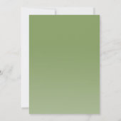 Beach Palm Trees Green Copper Elegant Destination Kaart (Achterkant)