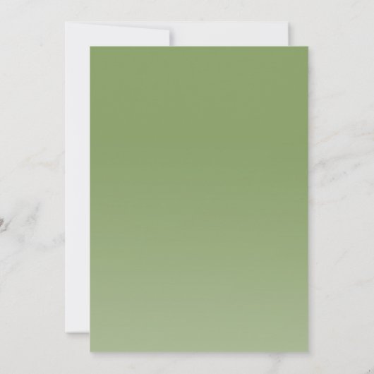 Beach Palm Trees Green Copper Elegant Destination Kaart (Achterkant)