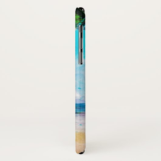 Beach Palm Trees iPhone X Hoesje (Achterkant/links)