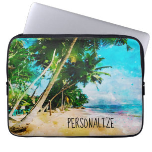 Beach Palm Trees laptophoes Laptop Sleeve