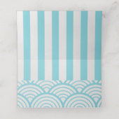 Beach, Palm Trees, Ocean Wedding Plaatskaartje (Binnenkant ongevouwen)