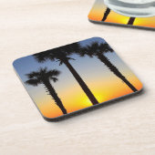 Beach Palm Trees Onderzetter (Linkerzijde)