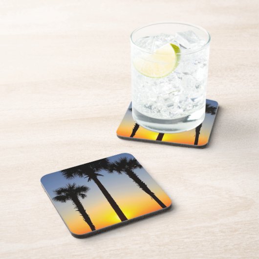 Beach Palm Trees Onderzetter (Rechterzijde)
