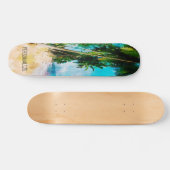 Beach Palm Trees Skateboard (Horizontaal)