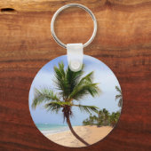 Beach Palm Trees Sleutelhanger (Voorkant)