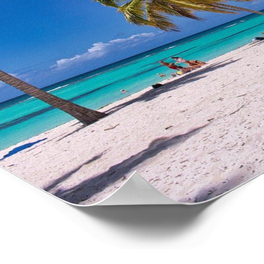 Beach Palm Trees Summer Vacation Poster (Hoek)