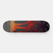 Beach Palm Trees Sunset Persoonlijk Skateboard (Horizontaal)