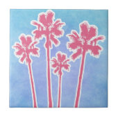 Beach Palm Trees Tegeltje (Voorkant)