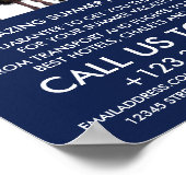 Beach Palm Trees, Travel Agent Adverteren Poster (Hoek)