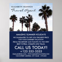 Beach Palm Trees, Travel Agent Adverteren