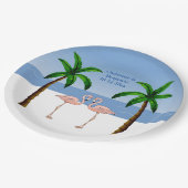 Beach Palm Trees, Verlovingen Papieren Bordje (Gekanteld)
