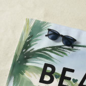 Beach palmbomen naam citaat strandlaken (In situ)