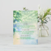 Beach Palms Wedding Details - Informatie Informatiekaartje (Staand voorkant)