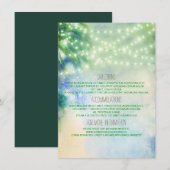 Beach Palms Wedding Details - Informatie Informatiekaartje (Voorkant / Achterkant)