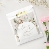 Beach pampas gras liefde is lief, neem een traktat bedankzakje (Gezegeld)