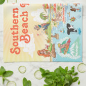 Beach Paradise California Kitchen Towel Theedoek (Gevouwen)