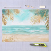 Beach Paradise patroon Tissuepapier (Craft)