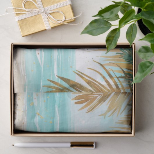 Beach Paradise patroon Tissuepapier (Geschenk)