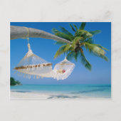 Beach Paradise Vacation Hammock Briefkaart (Voorkant)