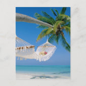 Beach Paradise Vacation Hammock Briefkaart (Voorkant)