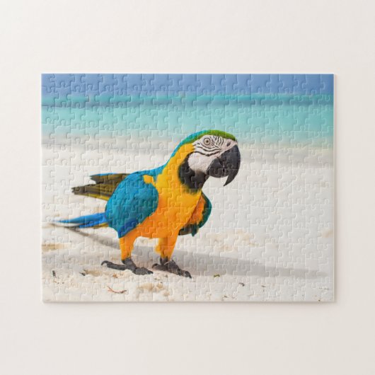 Beach Parrot Legpuzzel (Horizontaal)