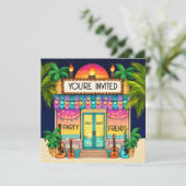 BEACH PARTIJ KAART (Staand voorkant)