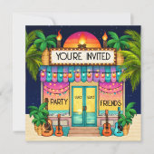 BEACH PARTIJ KAART (Voorkant)