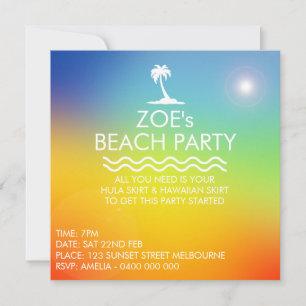 BEACH PARTIJ KAART
