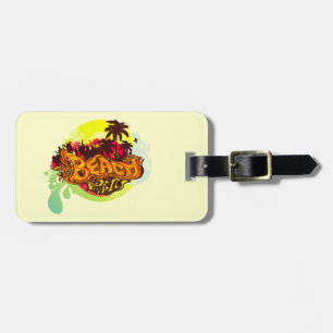 Beach Party Bagagelabel