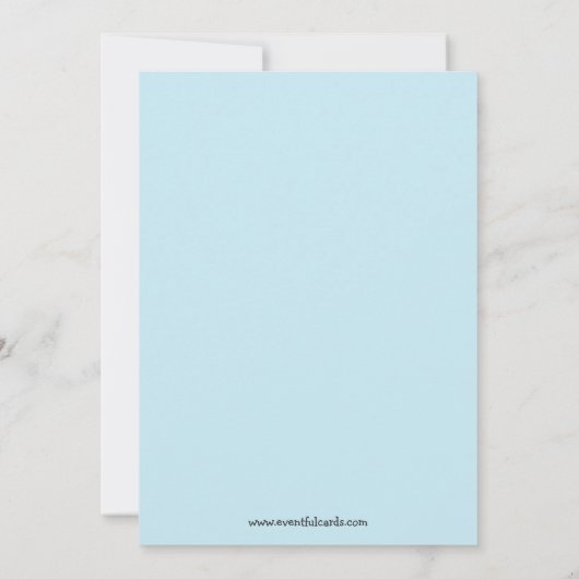 Beach Party Birthday Party - uitnodiging (Achterkant)