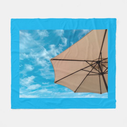 Beach party bluft sun oceanoverkoepelende pop colo fleece deken (Voorkant (Horizontaal))