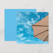 Beach party bluft sun oceanoverkoepelende pop colo kaart (Voorkant / Achterkant)