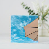 Beach party bluft sun oceanoverkoepelende pop colo kaart (Staand voorkant)